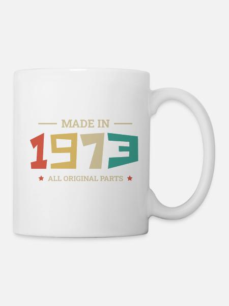 Legendär seit 1973 Original 1973 - Tasse - Weiß