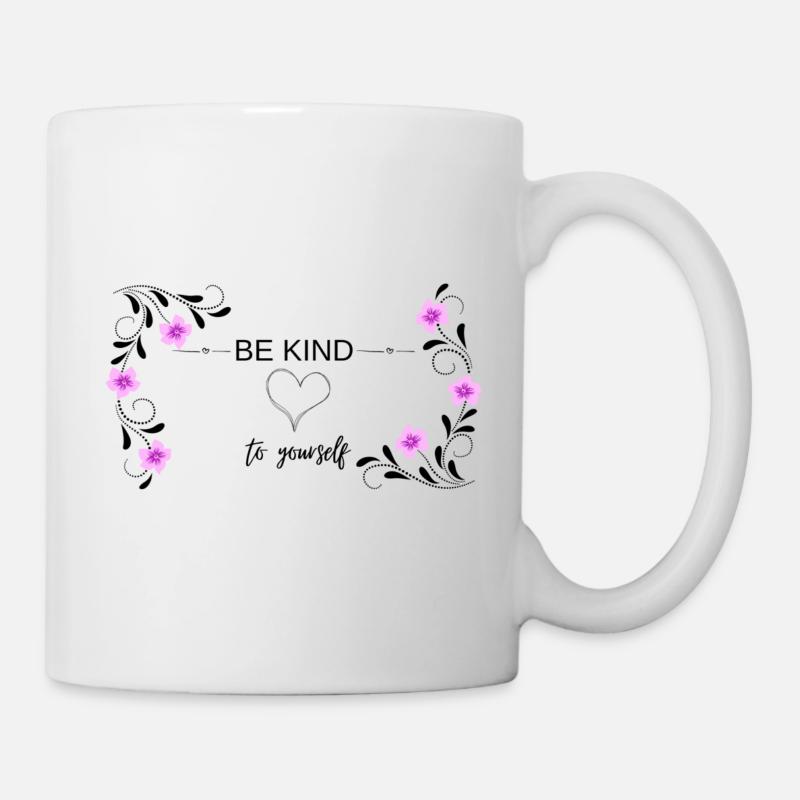 SOYEZ GENTIL avec vous-même, état d’ positif - Mug blanc - blanc
