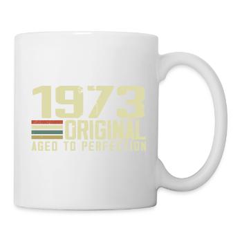 Né en 1973 - Vintage 1973 - 51e Anniversaire Rétro - Mug blanc - blanc - Droite
