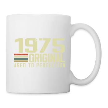 Né en 1975 - Vintage 1975 - 49e Anniversaire Rétro - Mug blanc - blanc - Droite