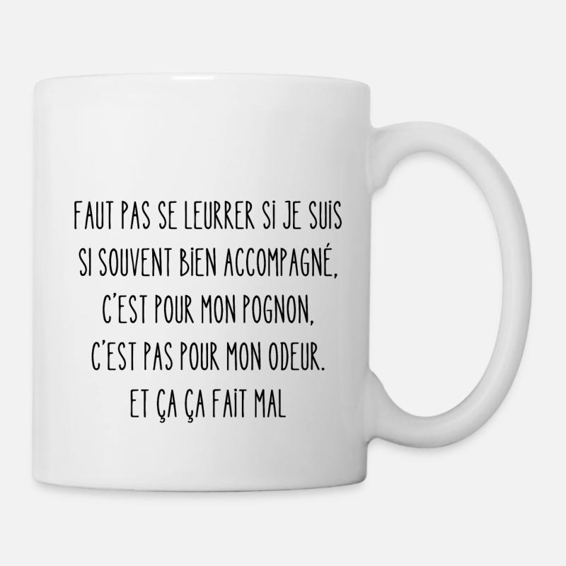 faut pas se leurrer - Mug blanc - blanc