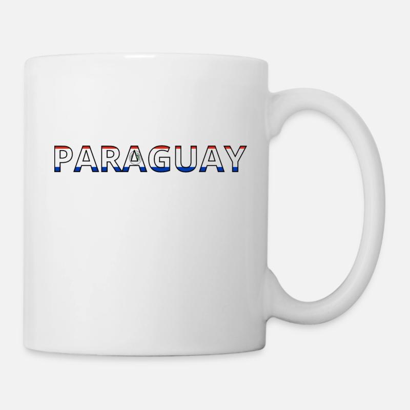 Flag of Paraguay - Mug - white