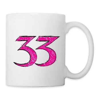 33 Master Number - Mug - white - Right