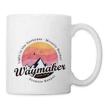 Vintage Waymaker Promise Keeper Wundertäter - Tasse - Weiß - Rechts