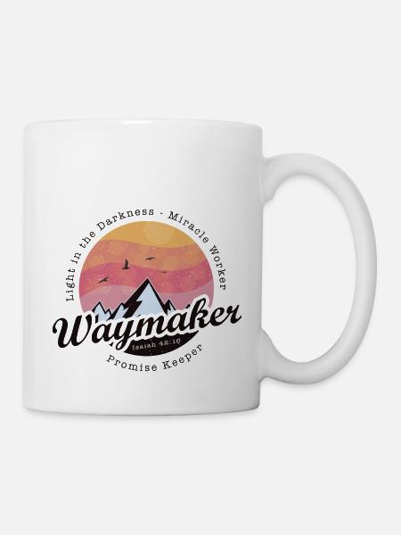 Vintage Waymaker Promise Keeper Wundertäter - Tasse - Weiß