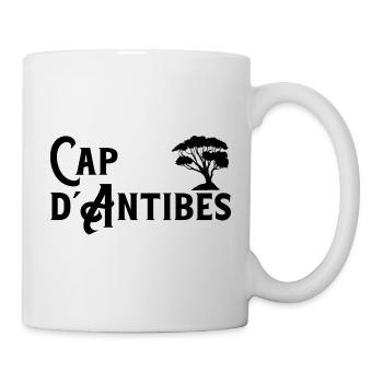 Cap d`Antibes France - Tasse - Weiß - Rechts