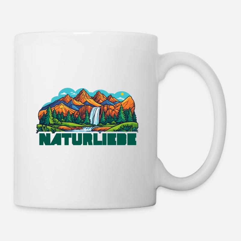 Naturliebe - Tasse - Weiß