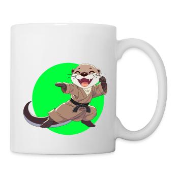 LocoAnimalSquad Kung Fu Otter - Tasse - Weiß - Rechts
