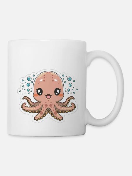Oktopus-Liebhaber - Tasse - Weiß
