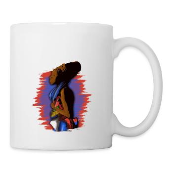Haiti Haitian Flagge Frau Prinzessin I Geschenk - Tasse - Weiß - Rechts
