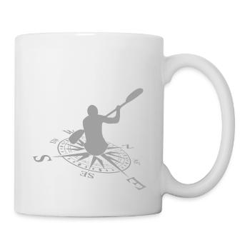 Paddeln - Tasse - Weiß - Rechts