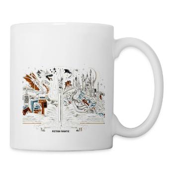 Fanatique de fiction 3 - Mug blanc - blanc - Droite