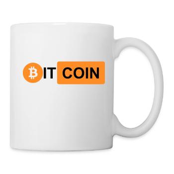 Krypto Bitcoin BTC prn 3 - Tasse - Weiß - Rechts