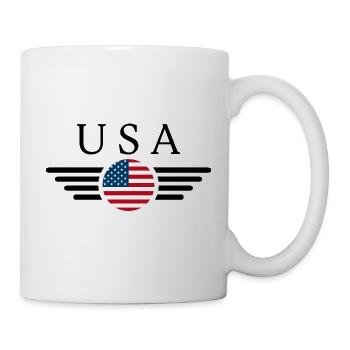 USA Freedom Spirit T-Shirt - Mug - white - Right
