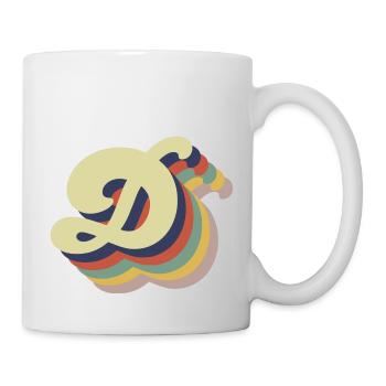 Retro-Brief - Tasse - Weiß - Rechts