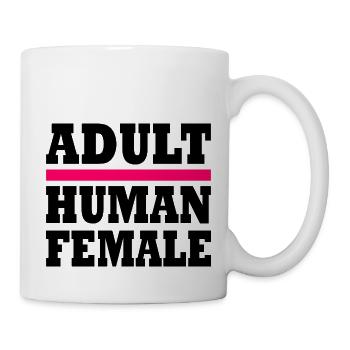 adult human female - Tasse - Weiß - Rechts