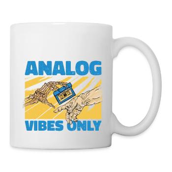 Analog Vibes Only - Music Lover Gift - Mug - white - Right