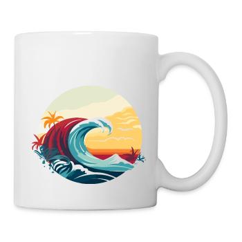 Surf Wave - Mug - white - Right