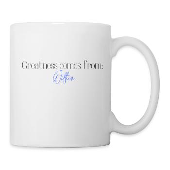 Größe von innen - Tasse - Weiß - Rechts
