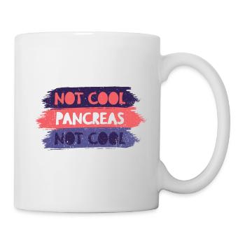 Pas cool Pancréas Pas cool - Chemise pour diabète de type 1 - Mug blanc - blanc - Droite