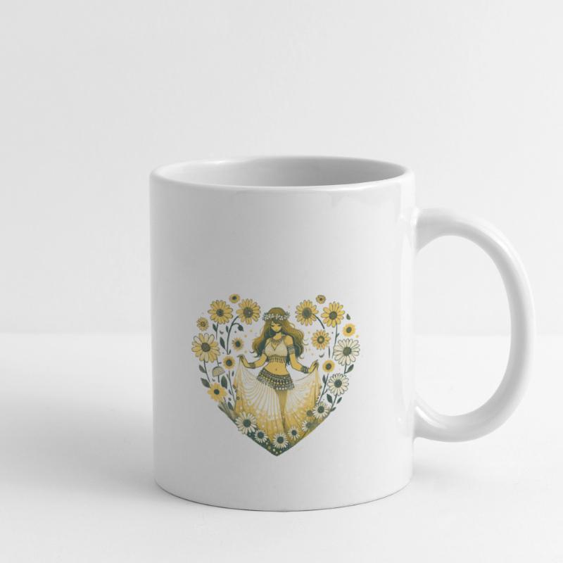 Danseuse orientale Daisy Mug blanc