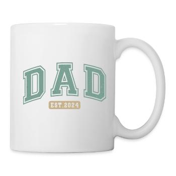 Papa Sprüche und Witze - Mein Vater der Superheld - Tasse - Weiß - Rechts