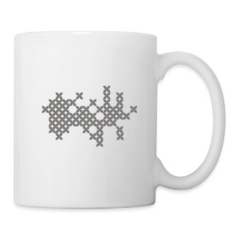 Fantasy patterns - Mug - white - Right
