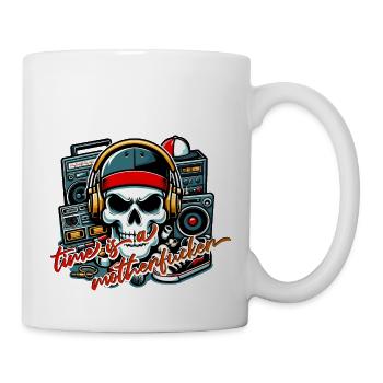 Le temps est un de mère - Mug blanc - blanc - Droite