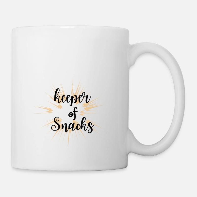 Funny snack keeper - Mug - white