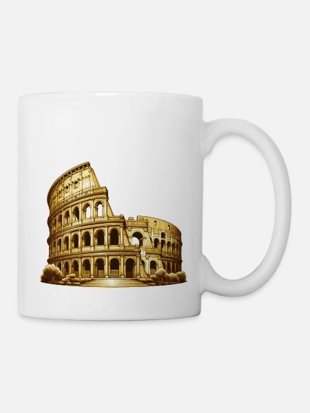 Colisée - Mug blanc - blanc