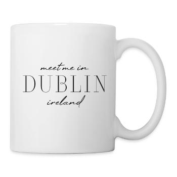 Dublin, Irlande Style Design T-shirt - Mug blanc - blanc - Droite