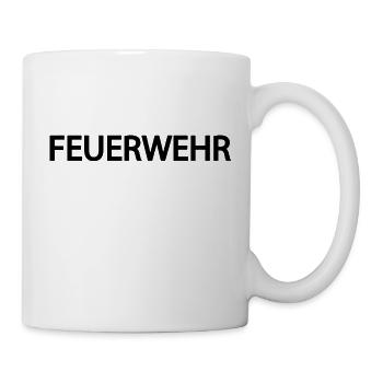 Feuerwehr Design - Tasse - Weiß - Rechts