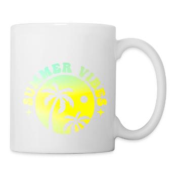 Summer Vibes - Tasse - Weiß - Rechts