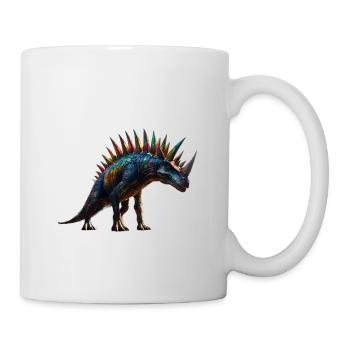 Rainbow Colored Dino Punk - Mug - white - Right