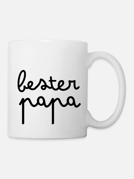 Bester Papa - Tasse - Weiß