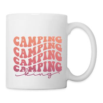Camping Camping Camping King - Tasse - Weiß - Rechts