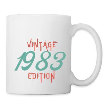 Jahrgang 1983 Ausgabe - Tasse - Weiß - Rechts