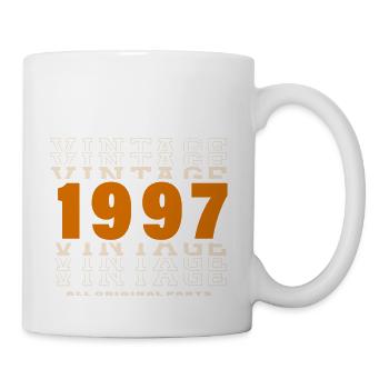 1997: Vintage - 27th Anniversary - Mug - white - Right