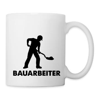Construction worker construction site 1 - Mug - white - Right