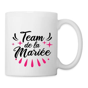 Team EVJF Futur Mariée Bride Demoiselles D'honneur - Mug blanc - blanc - Droite