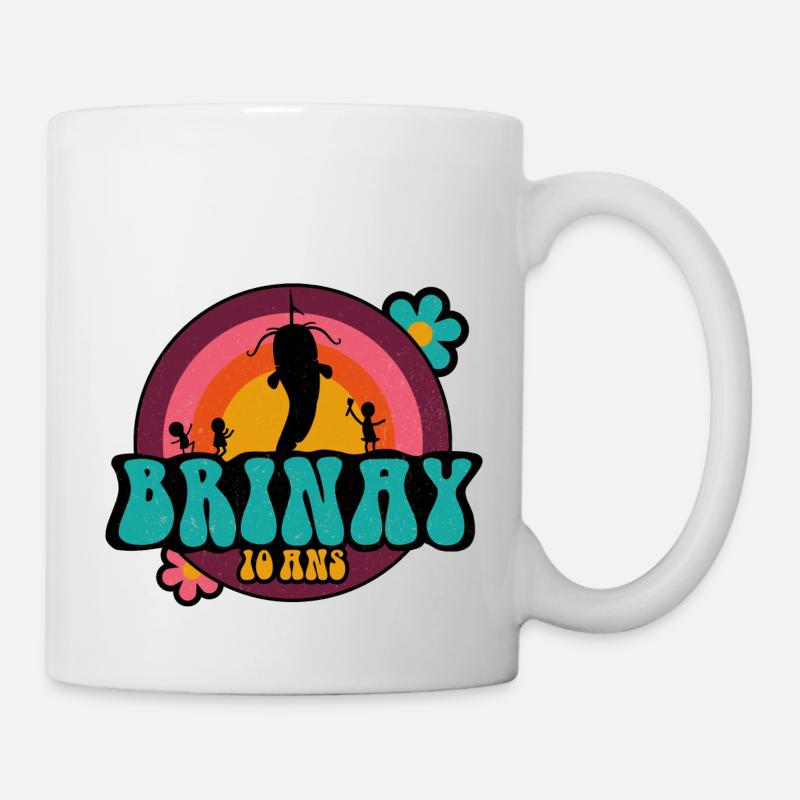 Logo Brinay - 10 ans - Mug blanc - blanc