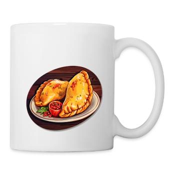 Empanadas dumplings - Mug - white - Right