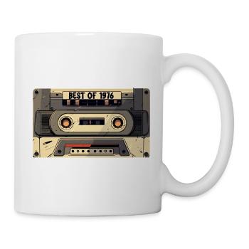 Best of 1976 - Cassette 1976 - Born In 1976 Gift - Mug - white - Right