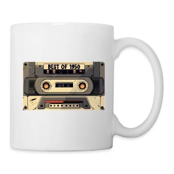 Best of 1950 - Cassette 1950 - Born In 1950 Gift - Mug - white - Right