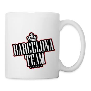 L’équipe de Barcelone - Mug blanc - blanc - Droite