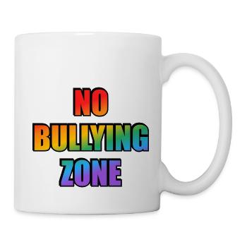 Stoppen Sie das Mobbing von LGBTQ - Tasse - Weiß - Rechts
