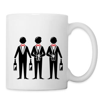 Enterrement de vie de garçon Crew Enterrement de vie de garçon - Mug blanc - blanc - Droite