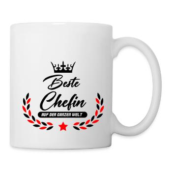 Meilleure femme chef du monde 02 - Mug blanc - blanc - Droite