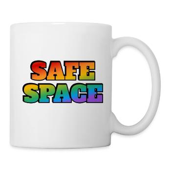 LGBT-sicherer Raum - Tasse - Weiß - Rechts