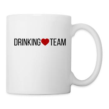 Drinking Team Herz - Tasse - Weiß - Rechts